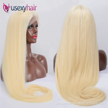 Large stock 613 full lace wig, Brazilian 613 blonde full lace human hair wig,40 inch 613 virgin hair human hair wigs